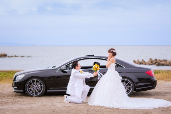 大好きなmy Carと一緒に結婚式を 車を取り入れた憧れのウェディング 前撮り 編 スタッフブログ 公式 ブライダルステージデュオ グランシャリオ 新潟県新潟市の結婚式 結婚式場